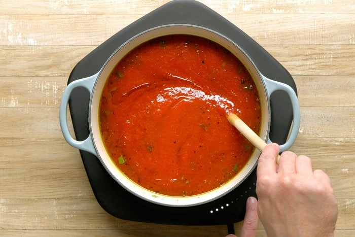 Pollpetta in Marinara